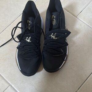 Nike Black and Gold Athletic Sneakers